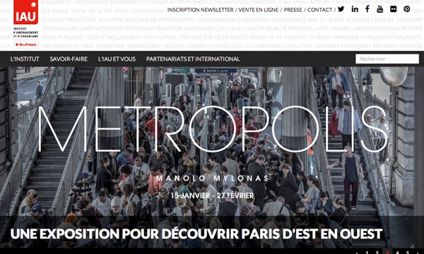 site de l'Institut d'Architecture et d'Urbanisme
