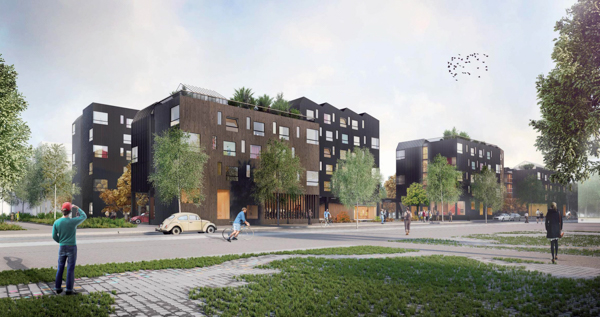260 logements étudiants dans la ZAC du Moulon vont être réalisés par Léon Grosse et Tank Architectes.