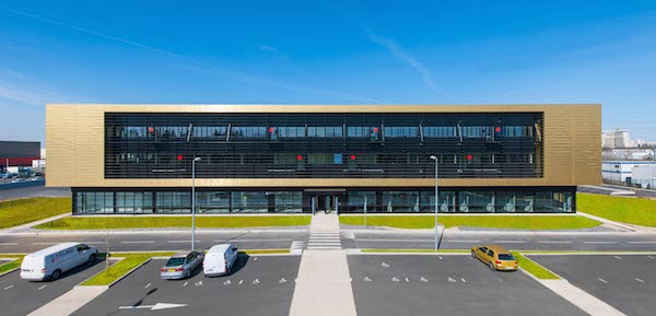 Vue du nouveau bâtiment livré par Sogaris à Créteil.
