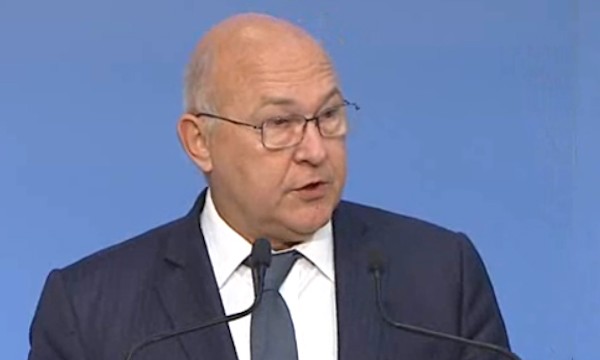 Michel Sapin, ministre des Finances, lors de la présentation du PLF pour 2016.