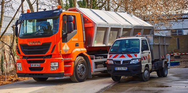 Camion au GNV de Moulinot.