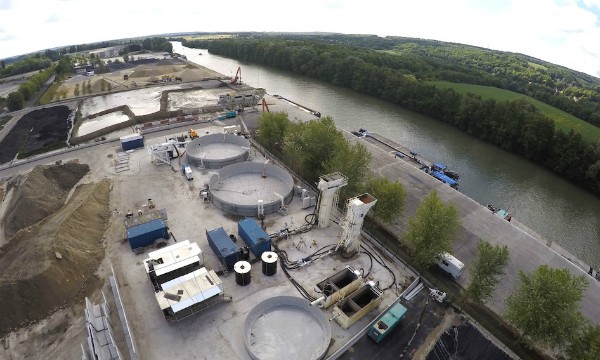 Plateforme de Vinci construction à Bruyères-sur-Oise.