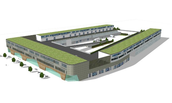 Futur hôtel logistique Sogaris des Ardoines.