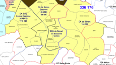 Les communes et intercommunalités regroupés dans Grand Paris sud