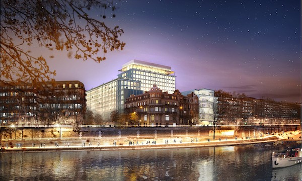 Le projet "Morland mixité capitale" vu de la Seine.