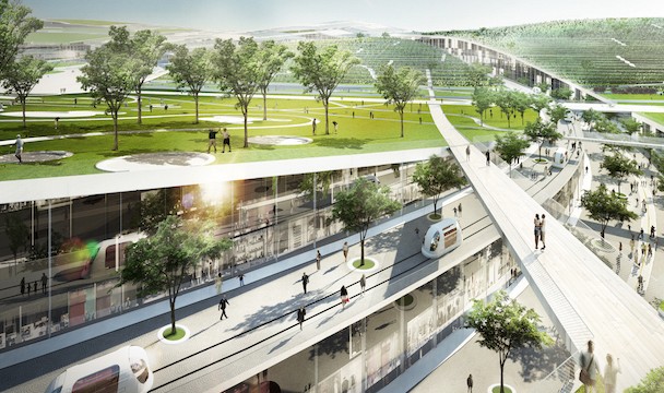 Vue du projet EuropaCity.