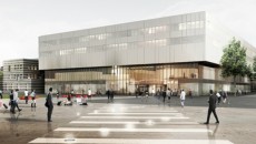 Futur bâtiment de l'Ecole Centrale à Saclay.