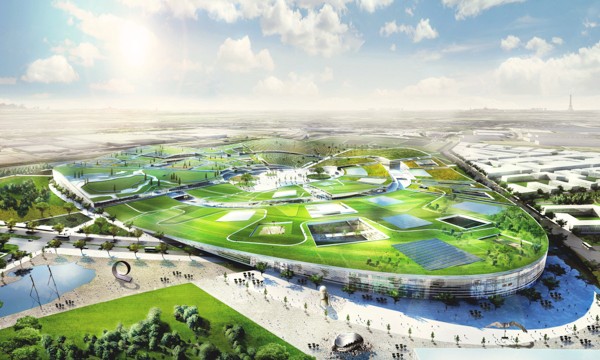 Vue du projet EuropaCity.
