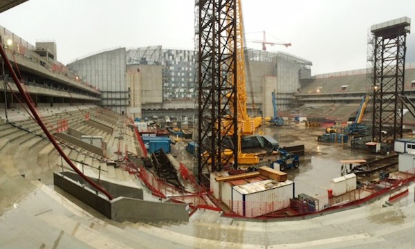 Chantier de l'Arena.