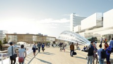 Vue du franchissement Pleyel.