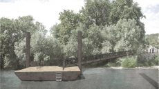 Projet de ponton de La Roche Guyon.