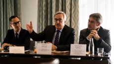 Patrick Imbert, Francis Chouat et Stéphane Raffalli mardi 4 octobre 2016.