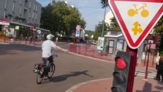 Le cédez-le-passage au feu rouge pour les cyclistes instauré à Sceaux a été récompensé en 2016 par le Stif.
