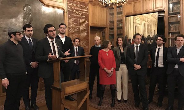 Les créateurs de Monpostulant.fr reçoivent le prix étudiant 2016, le 26 janvier 2017.