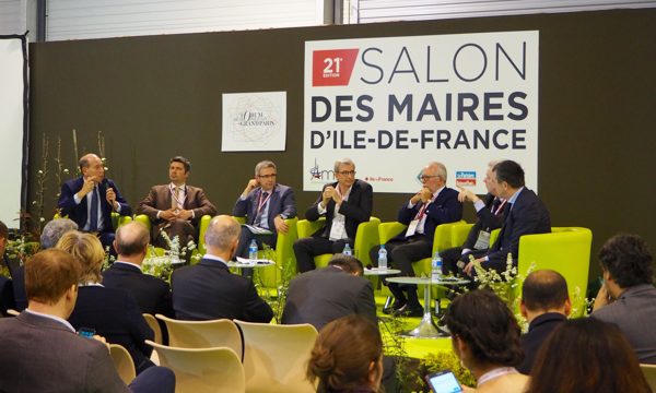 Les représentants des candidats à la présidentielle lors du débat animé par Jacques Paquier, rédacteur en chef du Journal du Grand Paris.