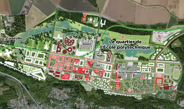 Plan du quartier de l'Ecole polytechnique