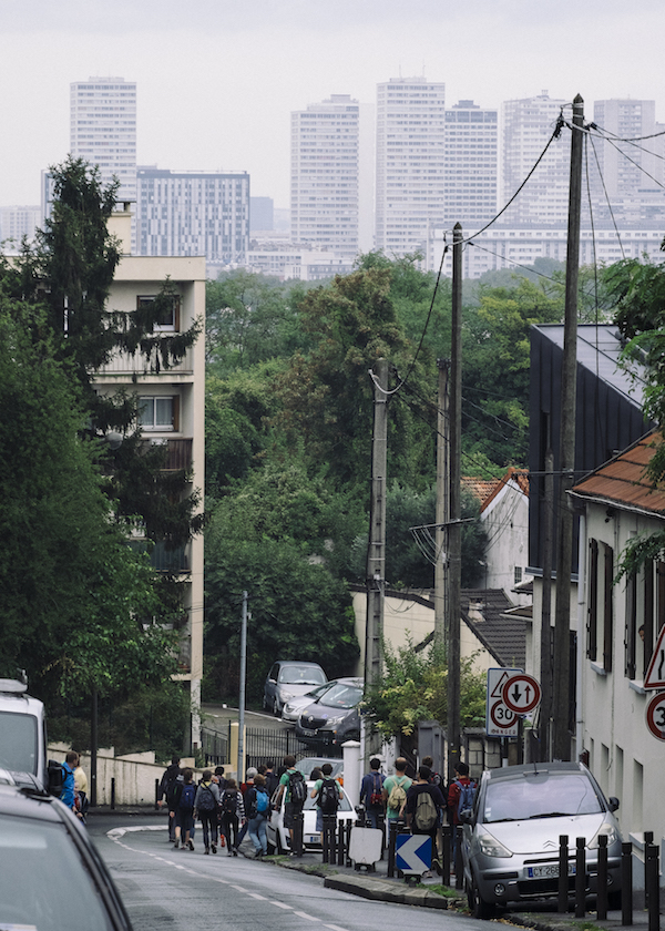 Vue sur Paris depuis Villejuif
