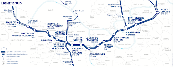 ligne 15 sud
