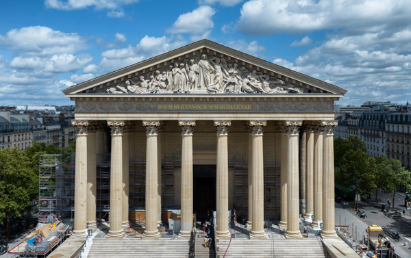 La nouvelle façade de l'église de La Madeleine © Degaine / Ville de Paris